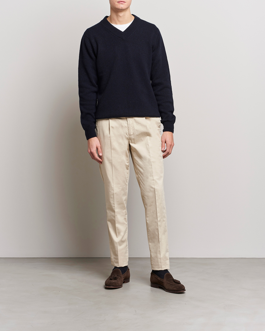 Homme | Pantalons | PT01 | Gentleman Fit Cotton Stretch Chinos Light Beige