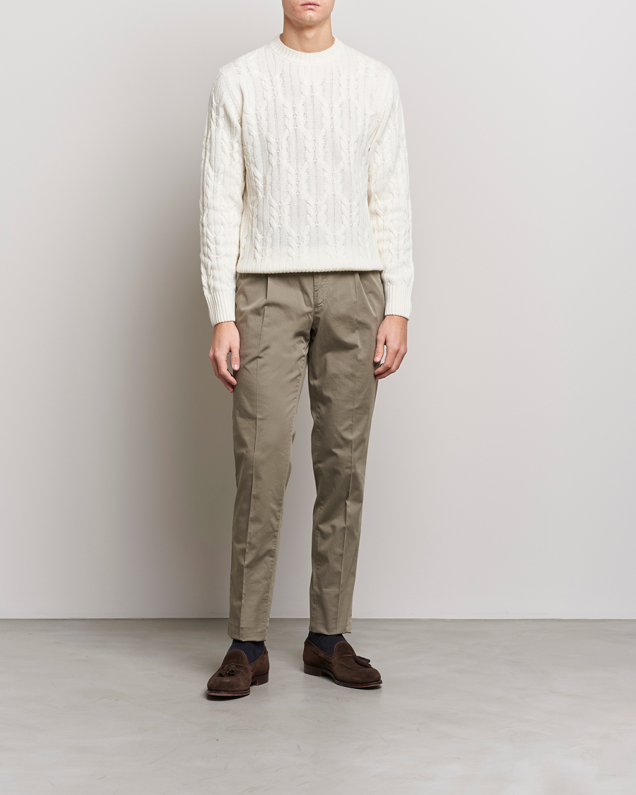 Homme | Pantalons | PT01 | Gentleman Fit Cotton Stretch Chinos Taupe