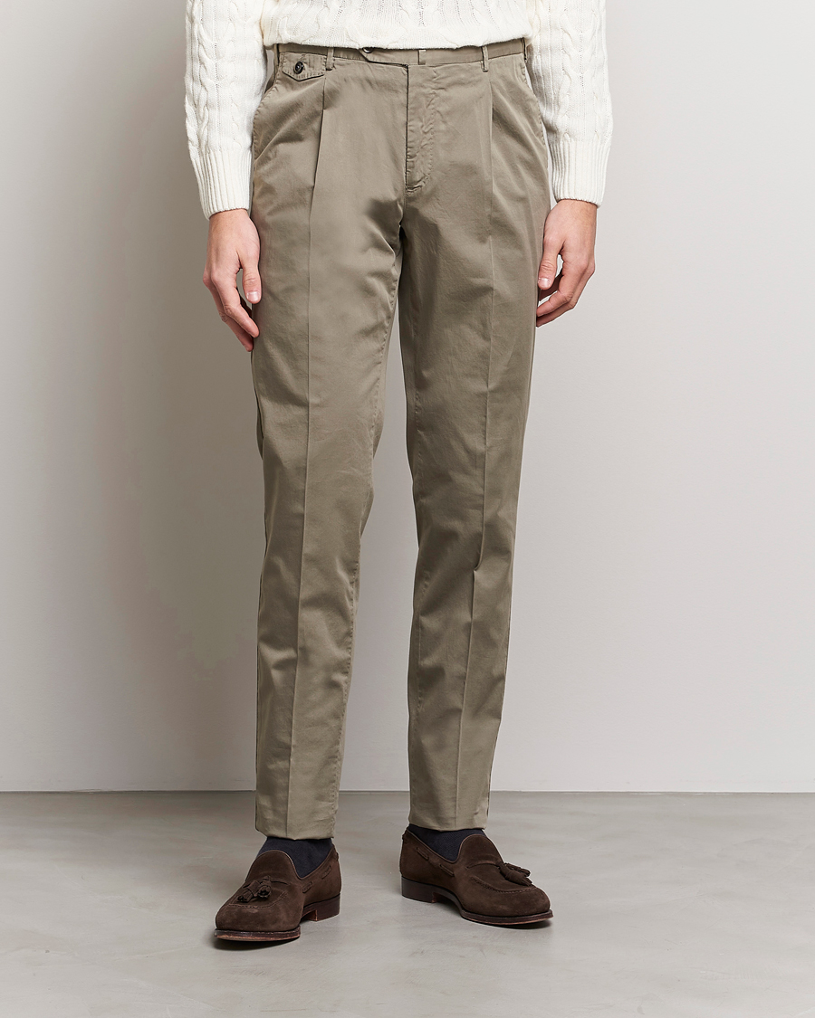 Homme | Pantalons | PT01 | Gentleman Fit Cotton Stretch Chinos Taupe