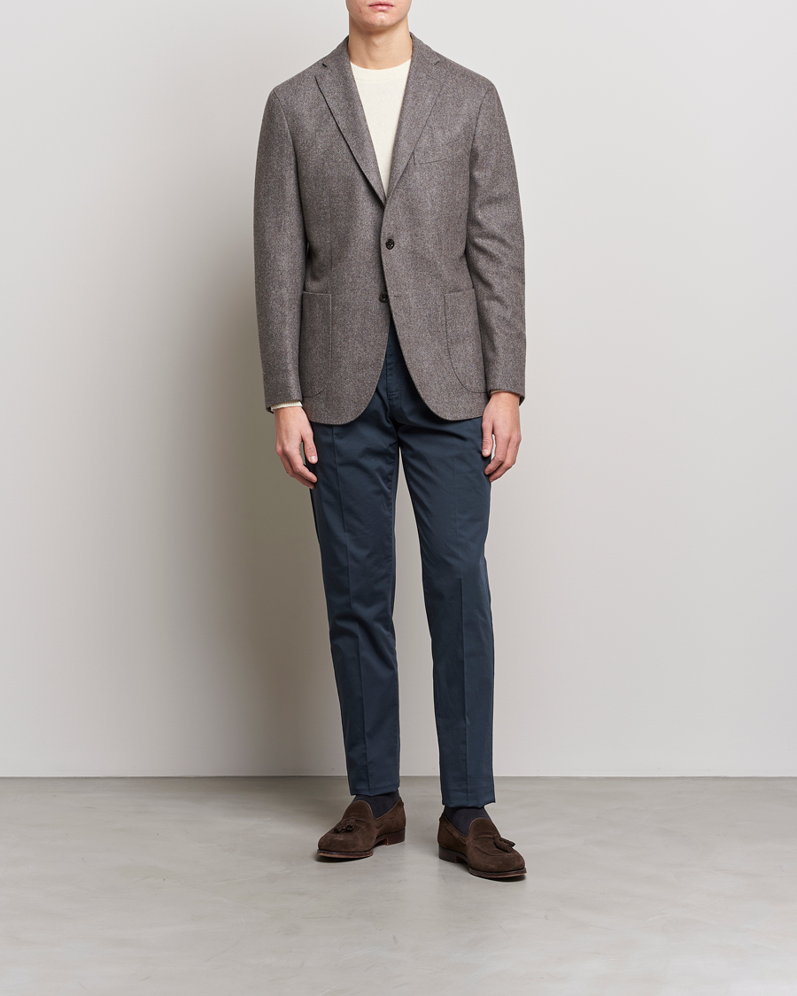 Homme | Pantalons | PT01 | Gentleman Fit Cotton Stretch Chinos Navy