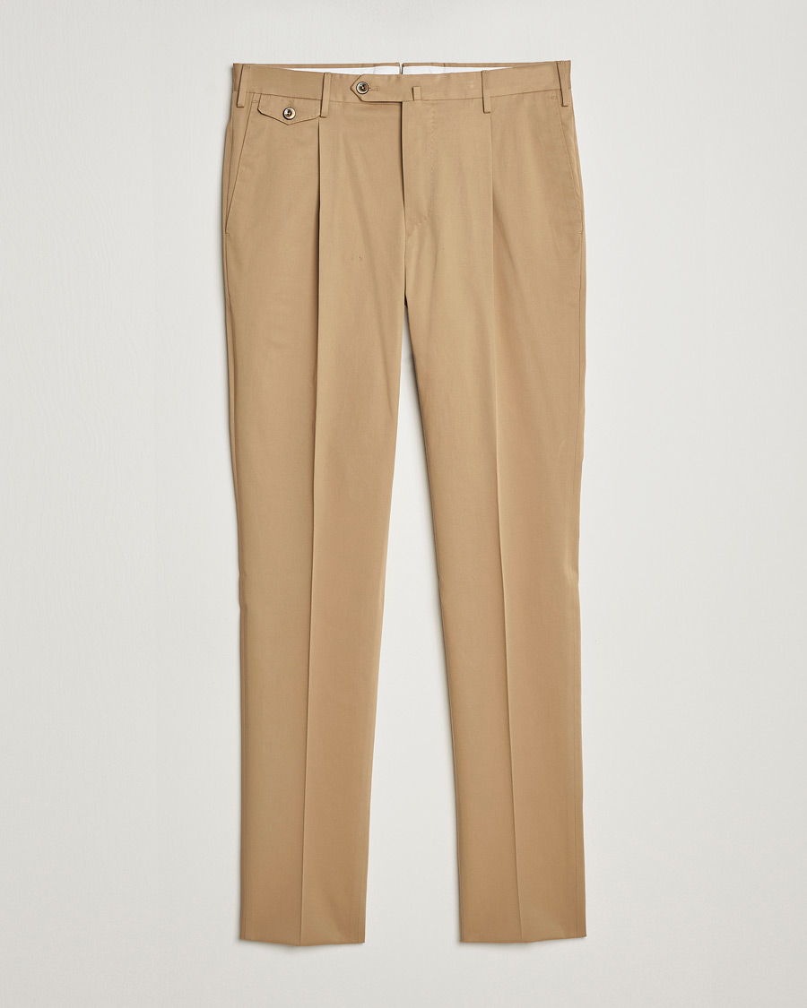 Homme | Pantalons | PT01 | Gentleman Fit Silkochino Trousers Beige