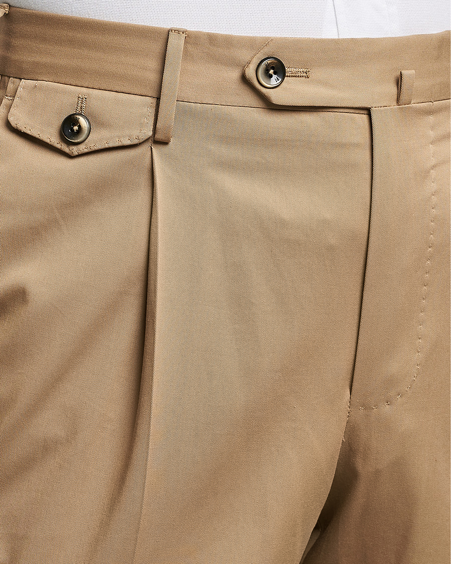 Homme | Pantalons | PT01 | Gentleman Fit Silkochino Trousers Beige