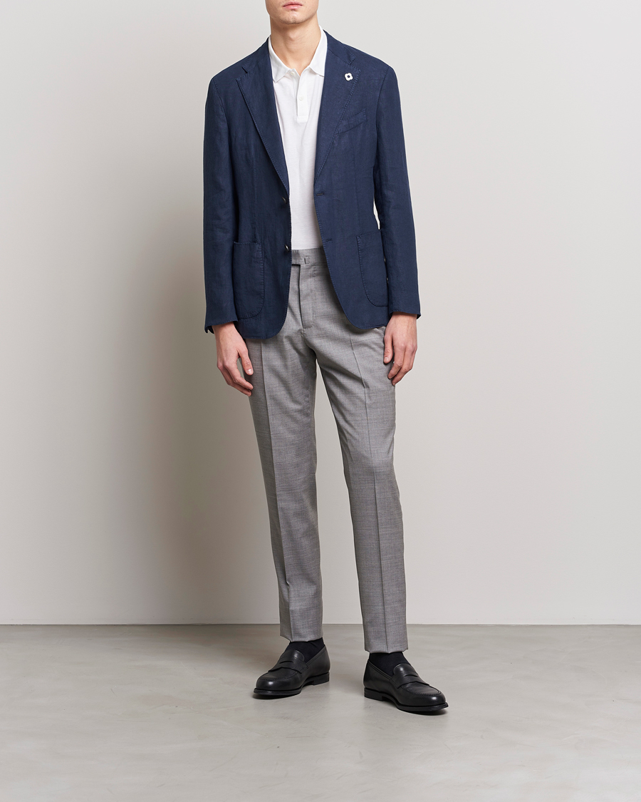 Homme | Pantalons | PT01 | Gentleman Fit Wool Trousers Light Grey