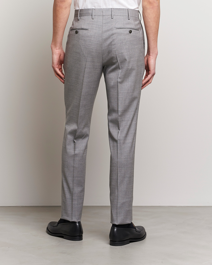 Homme | Pantalons | PT01 | Gentleman Fit Wool Trousers Light Grey