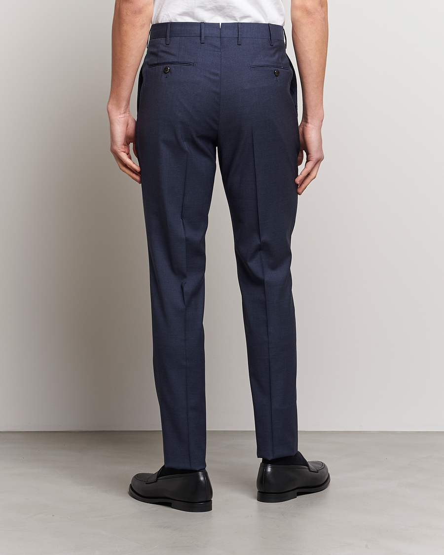 Homme | Pantalons | PT01 | Gentleman Fit Wool Trousers Dark Blue