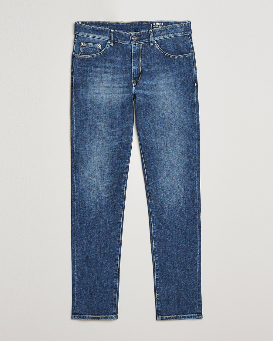 Homme | Jeans | PT01 | Slim Fit Stretch Jeans Medium Blue Wash