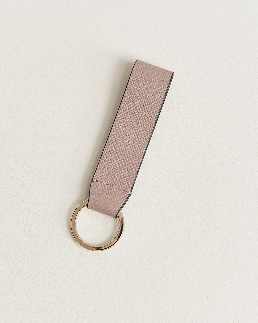 Homme | Porte-Clés | Smythson | Panama Leather Keyring Taupe