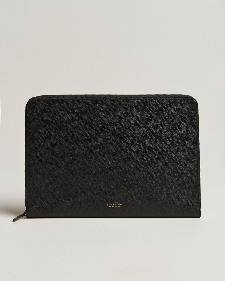 Homme | Smythson Panama Laptop Case 13