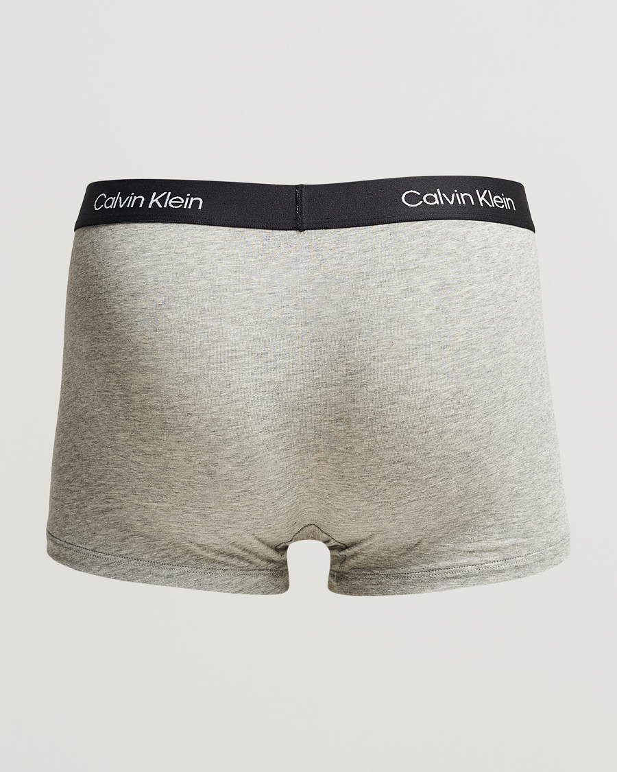 Homme |  | Calvin Klein | Cotton Stretch Trunk 3-pack Grey/White/Black
