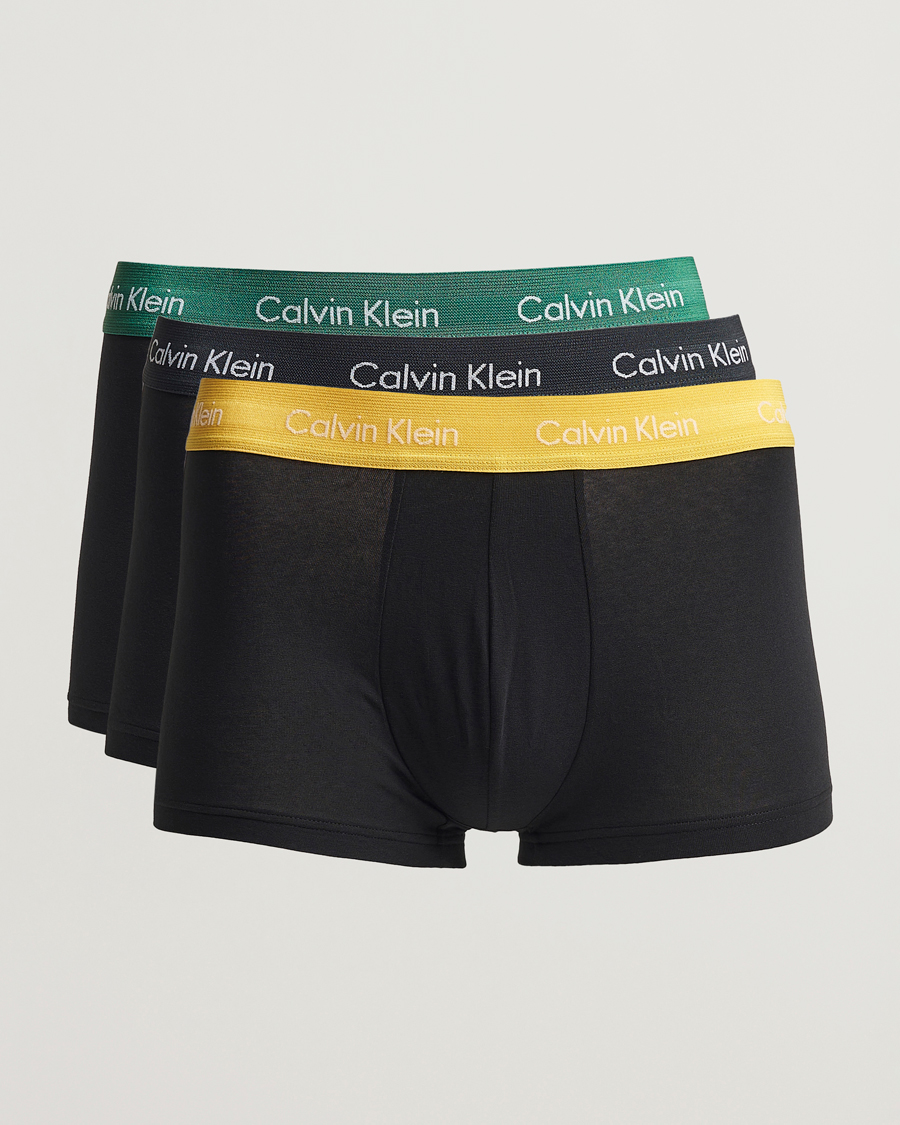 Homme | Sous-Vêtements Et Chaussettes | Calvin Klein | Cotton Stretch Trunk 3-Pack Black
