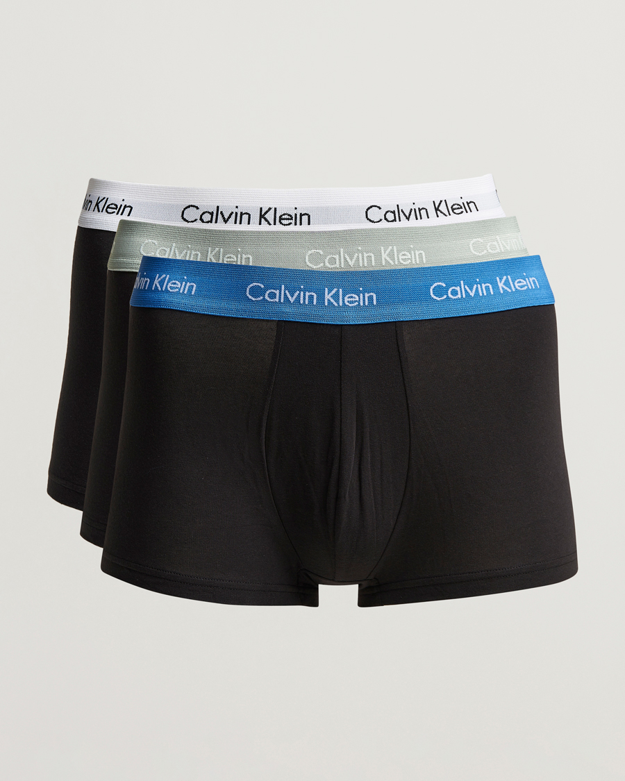 Homme | Sous-Vêtements Et Chaussettes | Calvin Klein | Cotton Stretch Trunk 3-Pack Black
