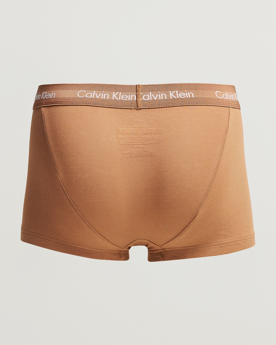 Homme | Sous-Vêtements Et Chaussettes | Calvin Klein | Cotton Stretch Trunk 3-Pack Black/Khaki/Beige