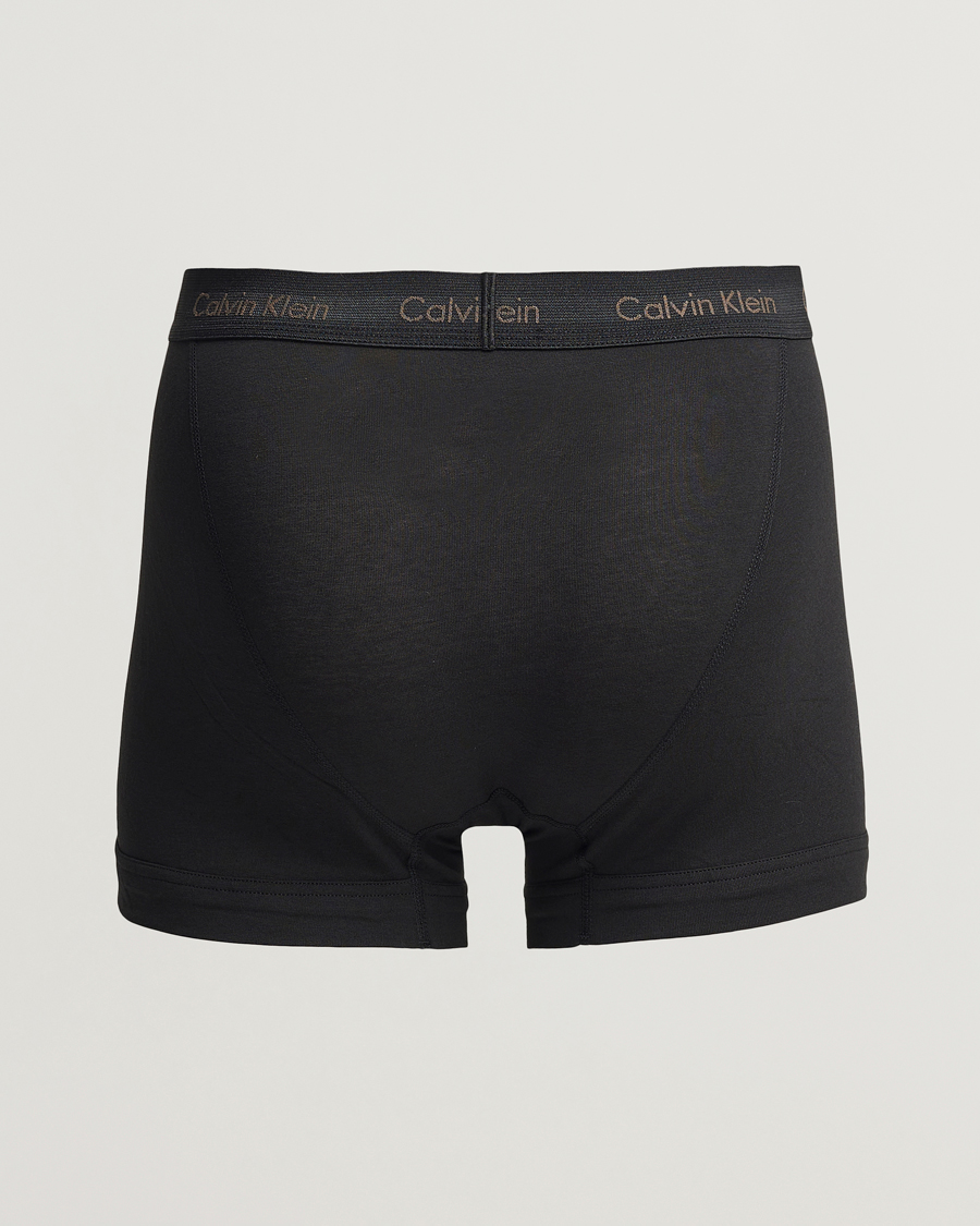 Homme | Sous-Vêtements Et Chaussettes | Calvin Klein | Cotton Stretch Trunk 3-Pack Black