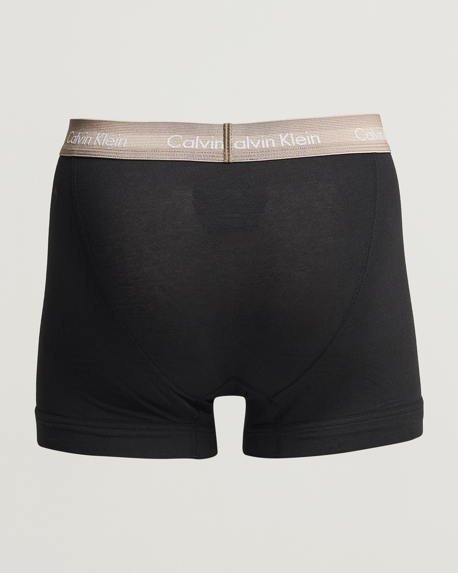 Homme | Sous-Vêtements Et Chaussettes | Calvin Klein | Cotton Stretch Trunk 3-Pack Black