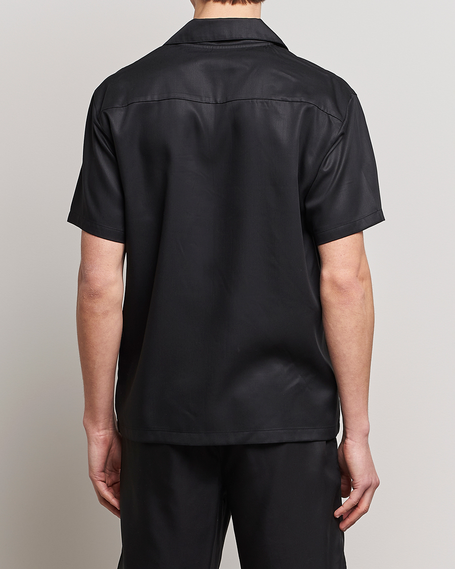 Homme | Chemises | Calvin Klein | Lyocell Short Sleeve Loungewear Shirt Black