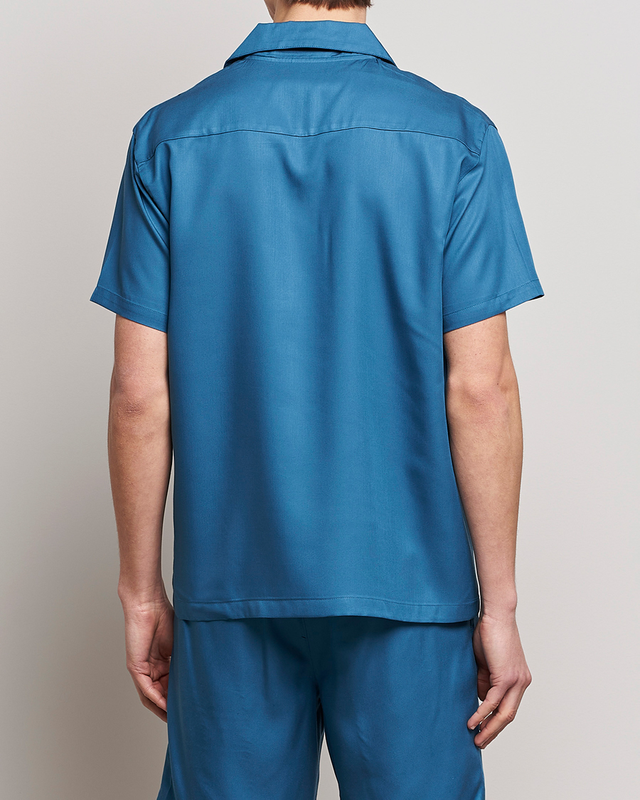 Homme | Chemises | Calvin Klein | Lyocell Short Sleeve Loungewear Shirt Midnight