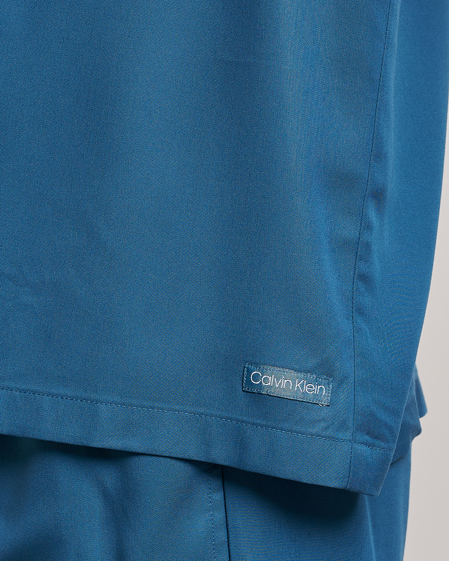 Homme | Chemises | Calvin Klein | Lyocell Short Sleeve Loungewear Shirt Midnight