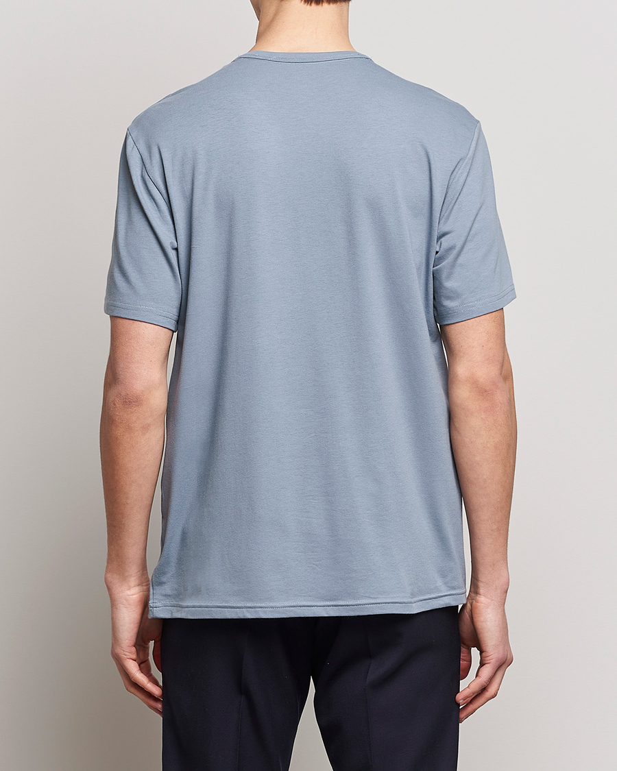 Homme | T-shirts | Calvin Klein | Logo Crew Neck Loungewear T-Shirt Beloved Blue