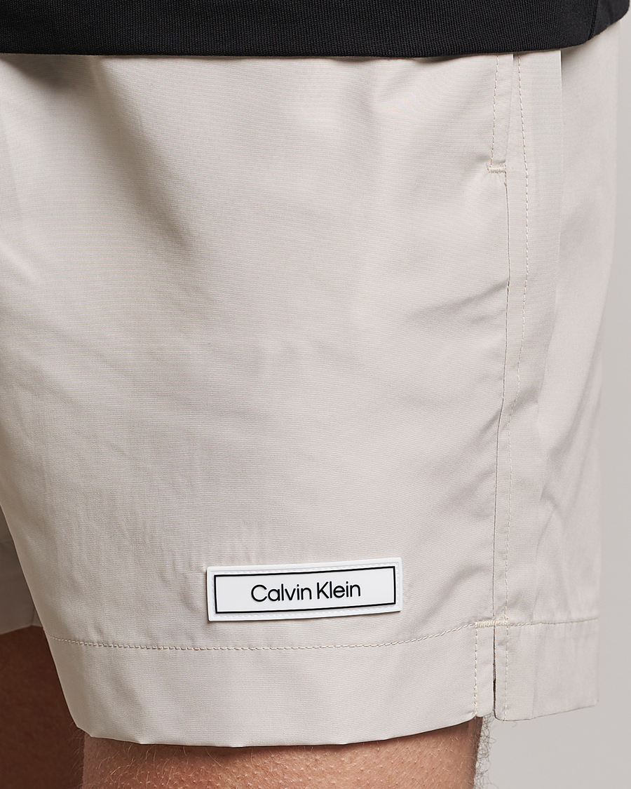 Homme | Maillots De Bain | Calvin Klein | Logo Drawstring Swimshorts Stony Beige