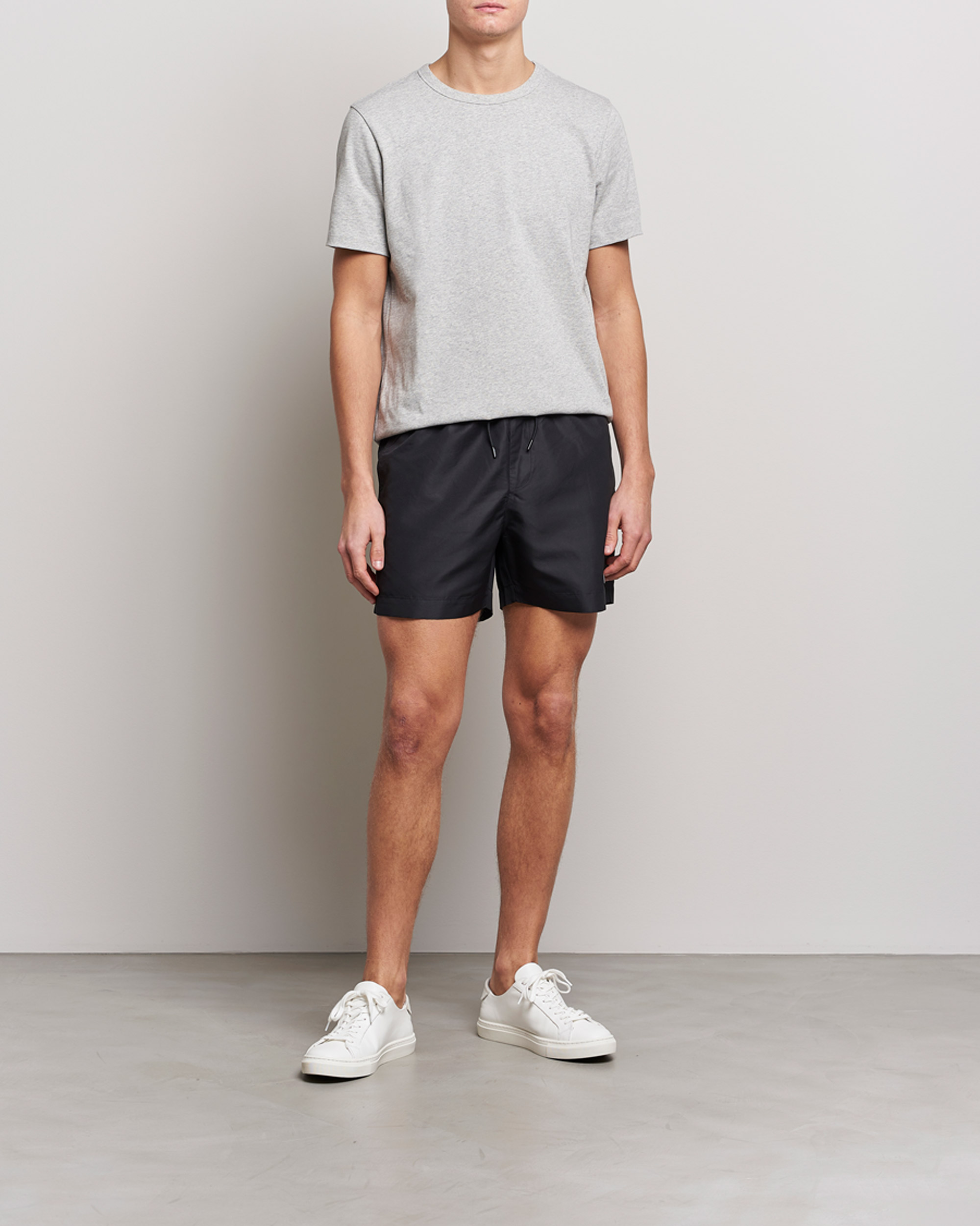 Homme | Maillots De Bain | Calvin Klein | Logo Drawstring Swimshorts Black