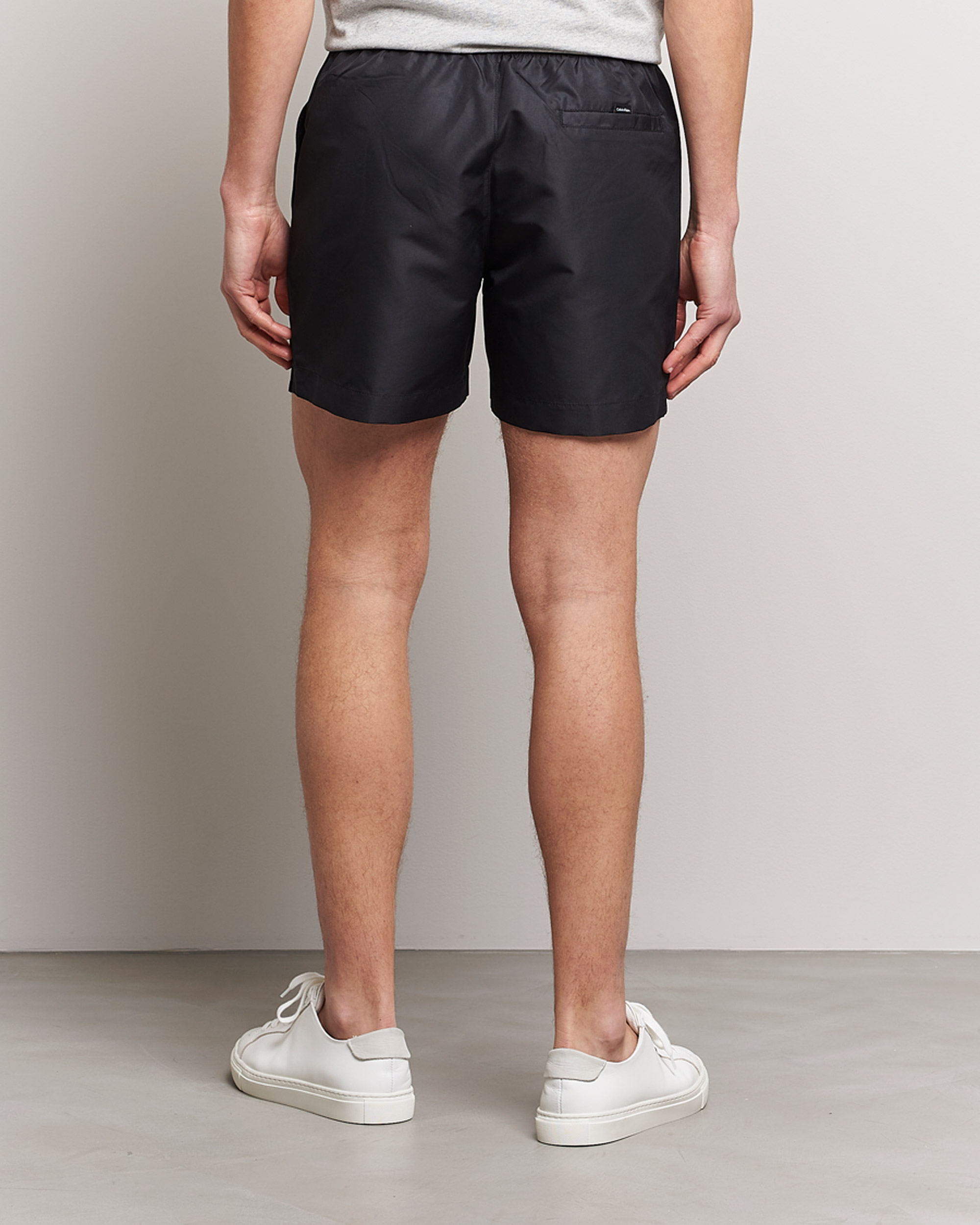 Homme | Maillots De Bain | Calvin Klein | Logo Drawstring Swimshorts Black