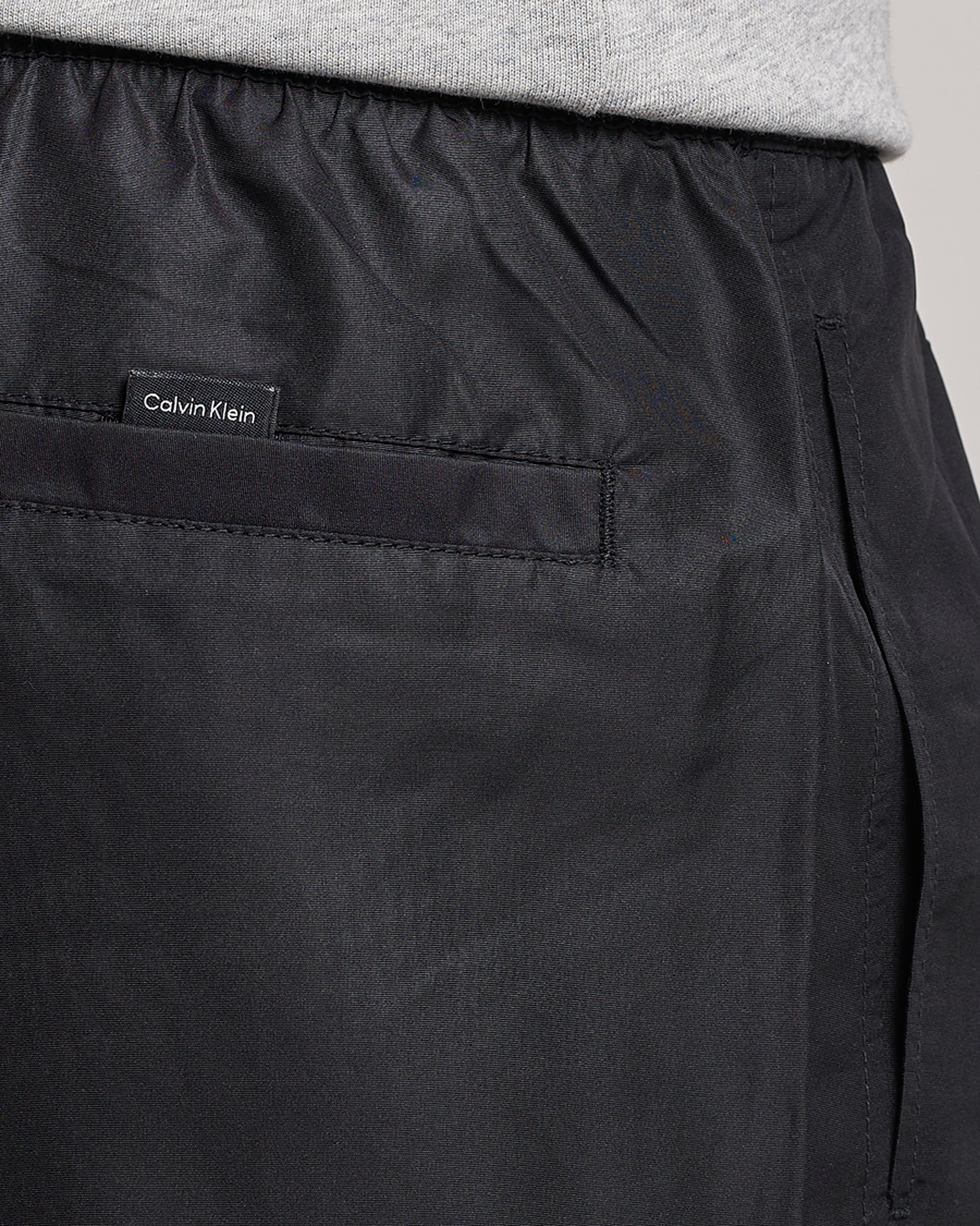 Homme | Maillots De Bain | Calvin Klein | Logo Drawstring Swimshorts Black