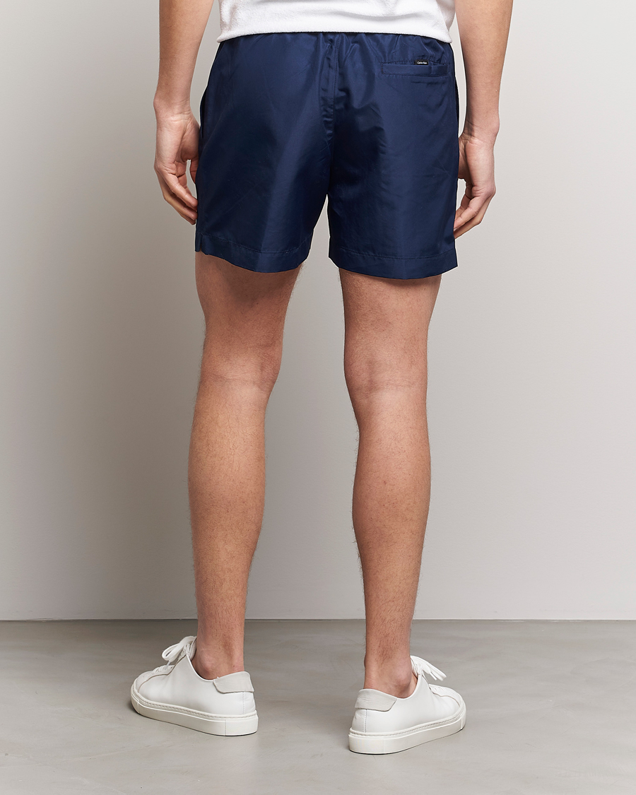 Homme | Maillots De Bain | Calvin Klein | Logo Drawstring Swimshorts Navy Iris