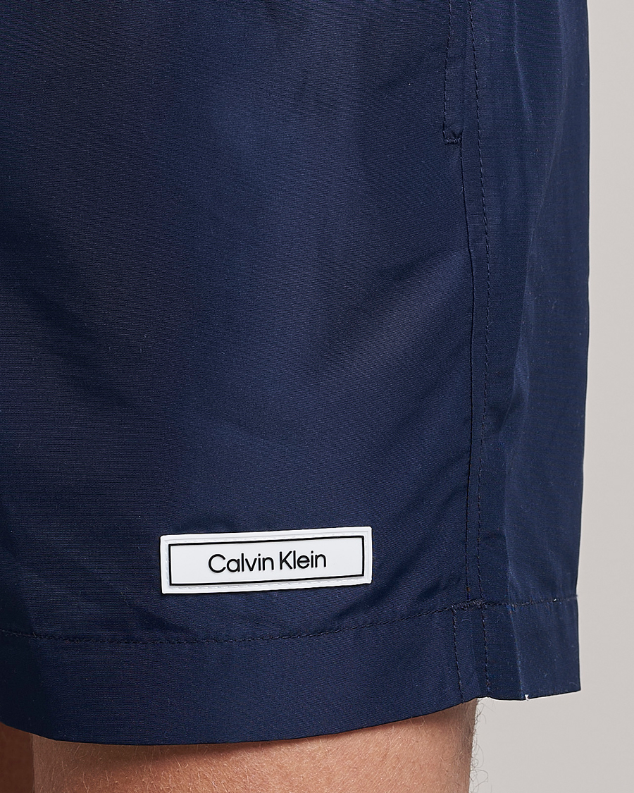 Homme | Maillots De Bain | Calvin Klein | Logo Drawstring Swimshorts Navy Iris