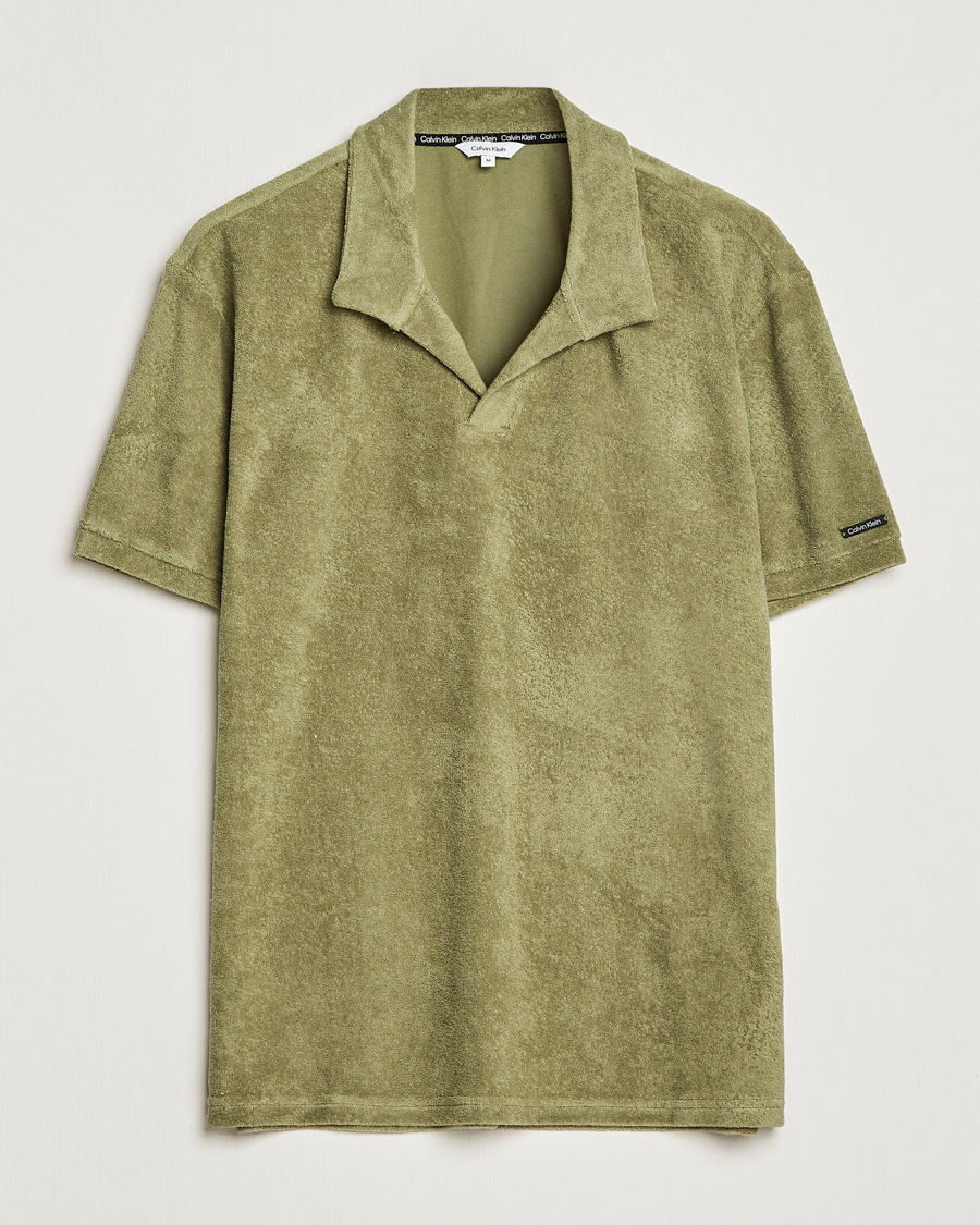 Homme | Polos | Calvin Klein | Terry Polo Delta Green