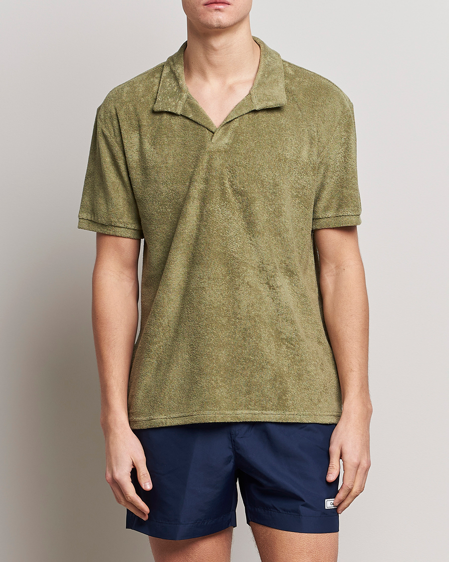 Homme | Polos | Calvin Klein | Terry Polo Delta Green