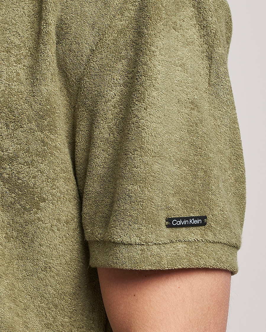 Homme | Polos | Calvin Klein | Terry Polo Delta Green