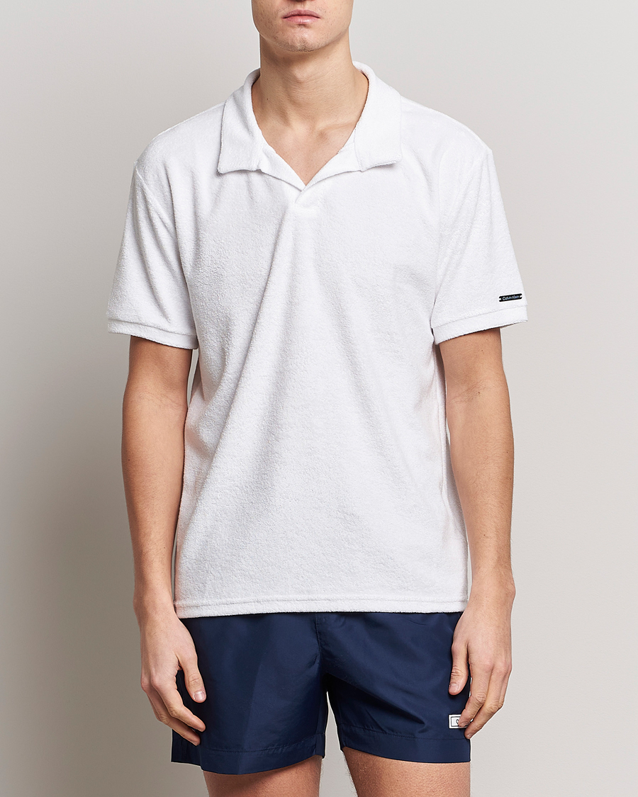 Homme | Polos | Calvin Klein | Terry Polo Classic White