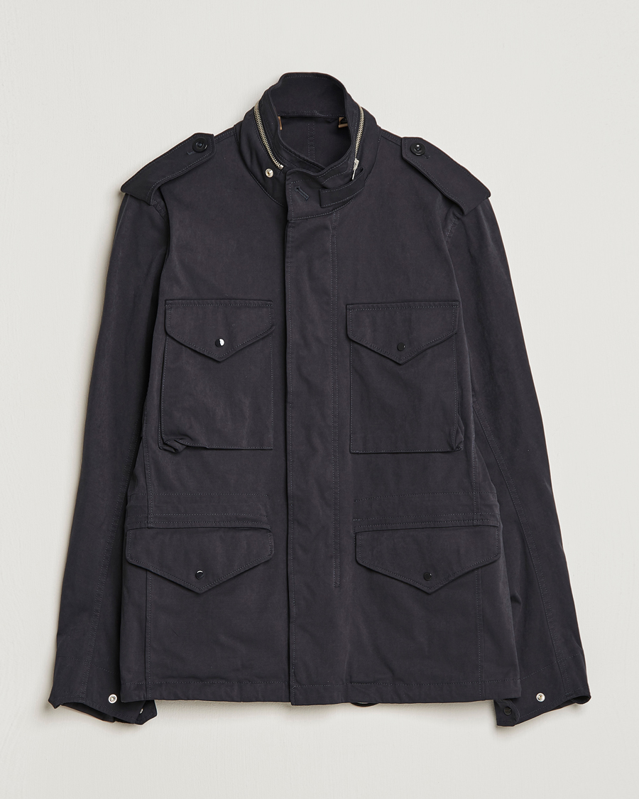 Homme | Manteaux Et Vestes | Ten c | 9 oz OJJ Piece Dyed Short Field Jacket Navy
