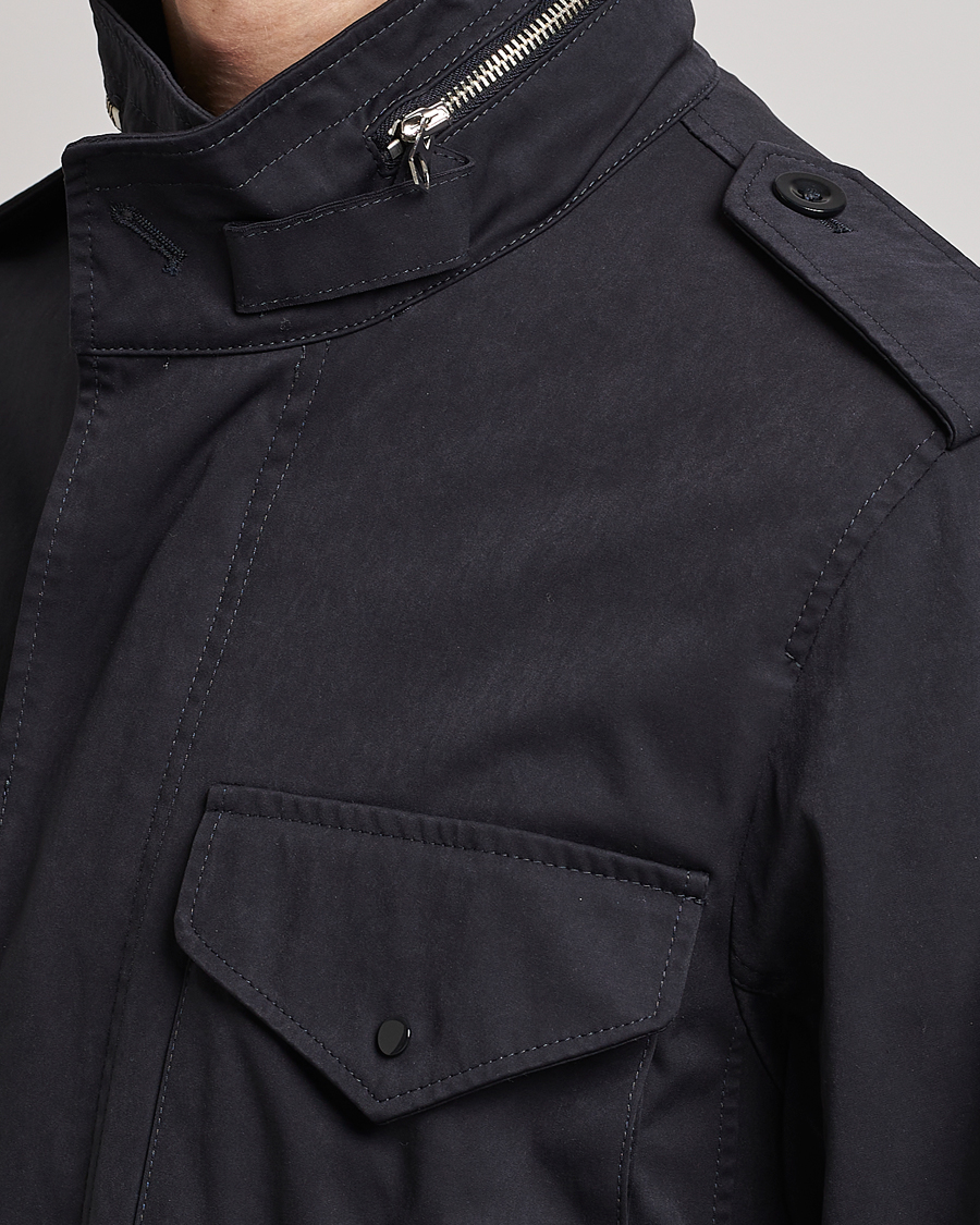 Homme | Manteaux Et Vestes | Ten c | 9 oz OJJ Piece Dyed Short Field Jacket Navy