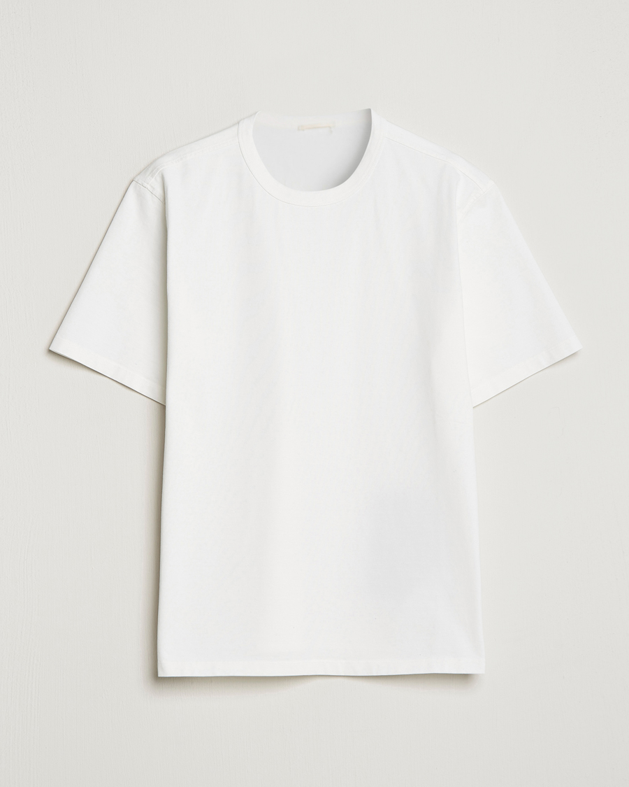 Homme | T-shirts | Ten c | Garment Dyed Cotton Jersey T-Shirt White