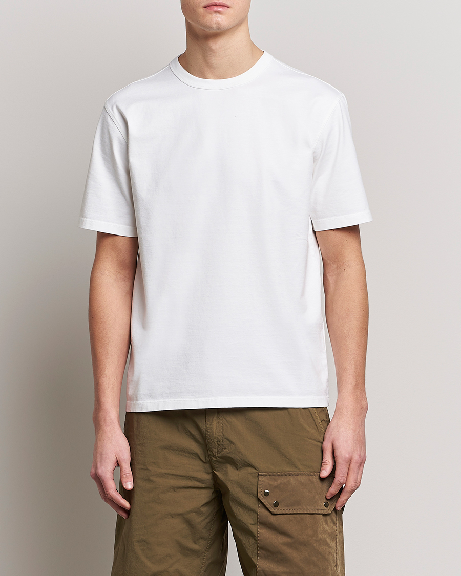 Homme | T-shirts | Ten c | Garment Dyed Cotton Jersey T-Shirt White