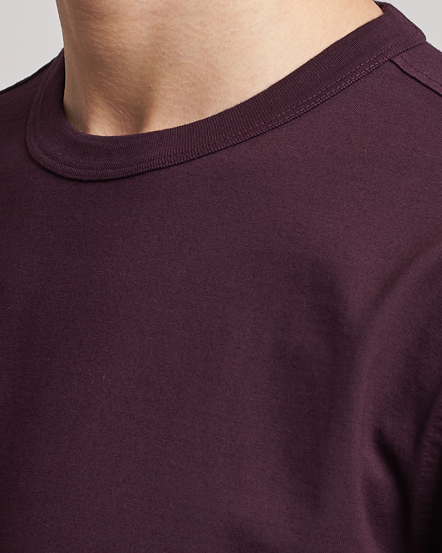 Homme | T-shirts | Ten c | Garment Dyed Cotton Jersey T-Shirt Blackberry
