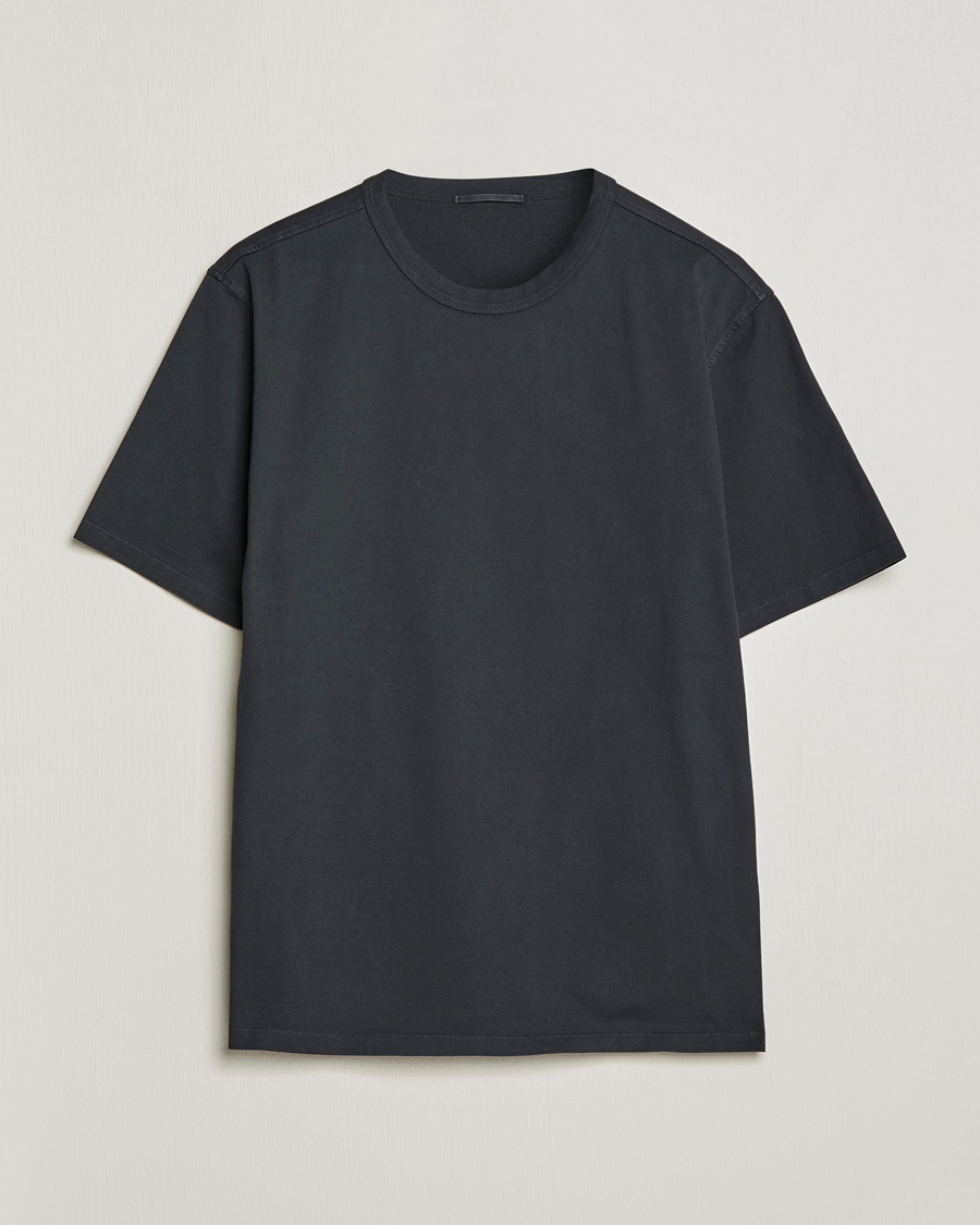 Homme | T-shirts | Ten c | Garment Dyed Cotton Jersey T-Shirt Blue Grey