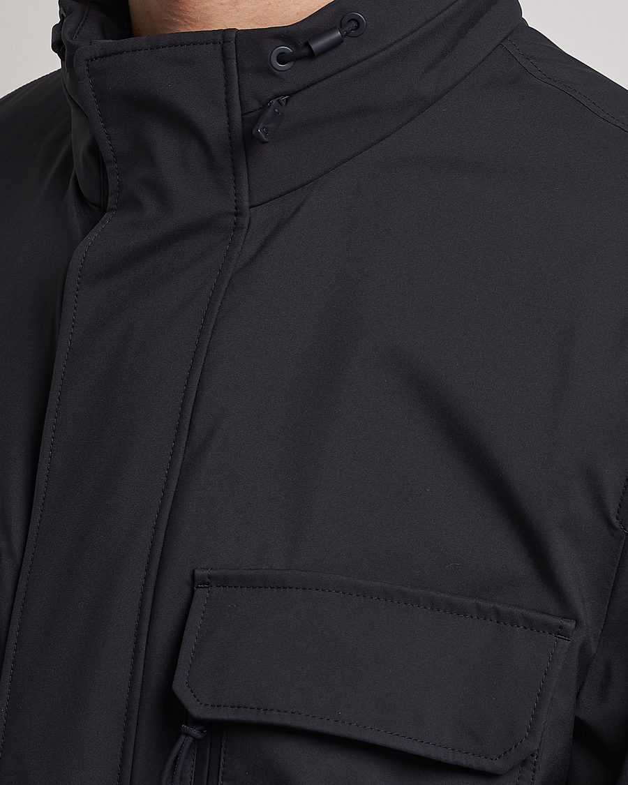 Homme | Manteaux Et Vestes | Zegna | Water Repellent Nylon Field Jacket Navy