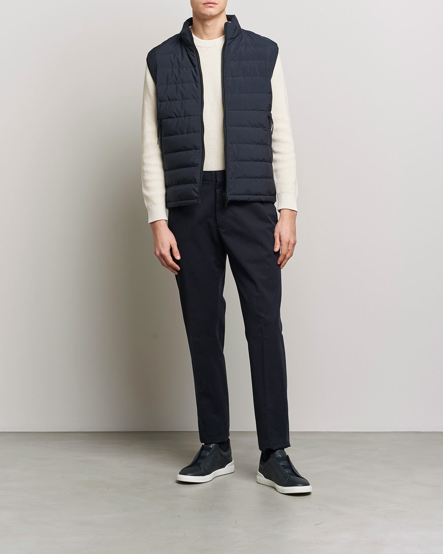 Homme | Gilets | Zegna | Stratos Padded Gilet Navy