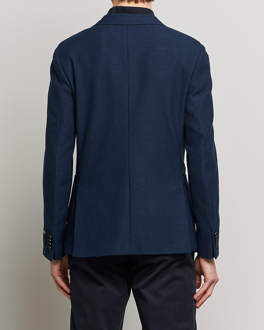 Homme | Blazers | Zegna | Cotton/Linen Informale Blazer Navy