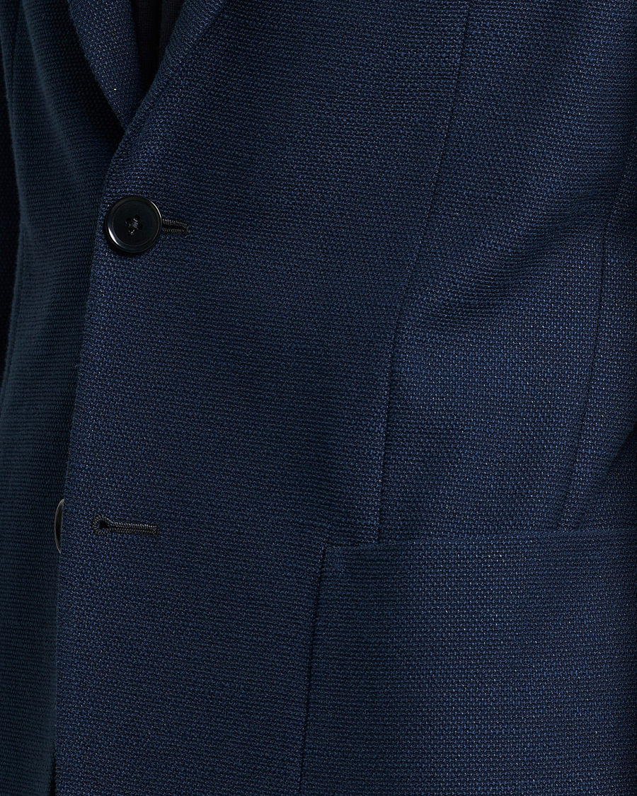 Homme | Blazers | Zegna | Cotton/Linen Informale Blazer Navy