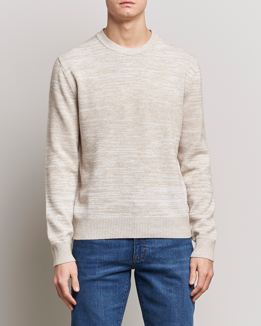 Homme | Pulls Et Tricots | Zegna | Oasi Cashmere/Cotton Melange Sweater Beige