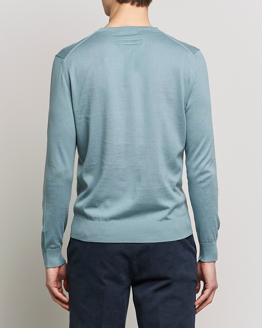 Homme | Pulls Et Tricots | Zegna | Premium Cotton Crew Neck Sweater Teal