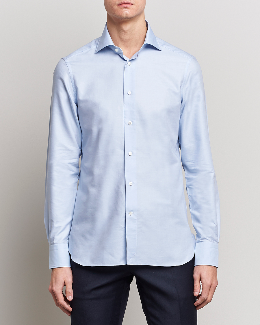 Homme | Chemises | Zegna | Slim Fit Trofeo Dress Shirt Light Blue
