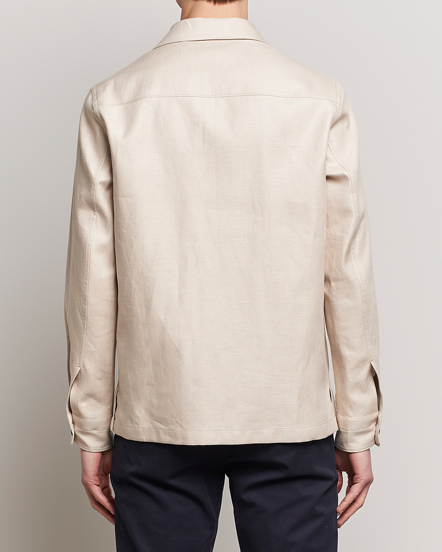 Homme | Chemises | Zegna | Linen Shirt Jacket Beige