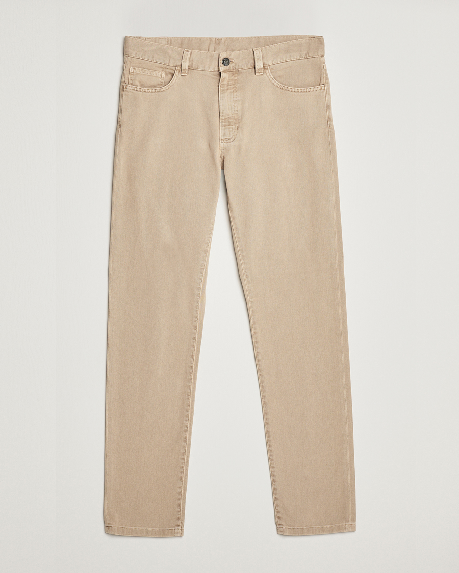 Homme | Pantalons | Zegna | Slim Fit Dyed 5-Pocket Pants Brown