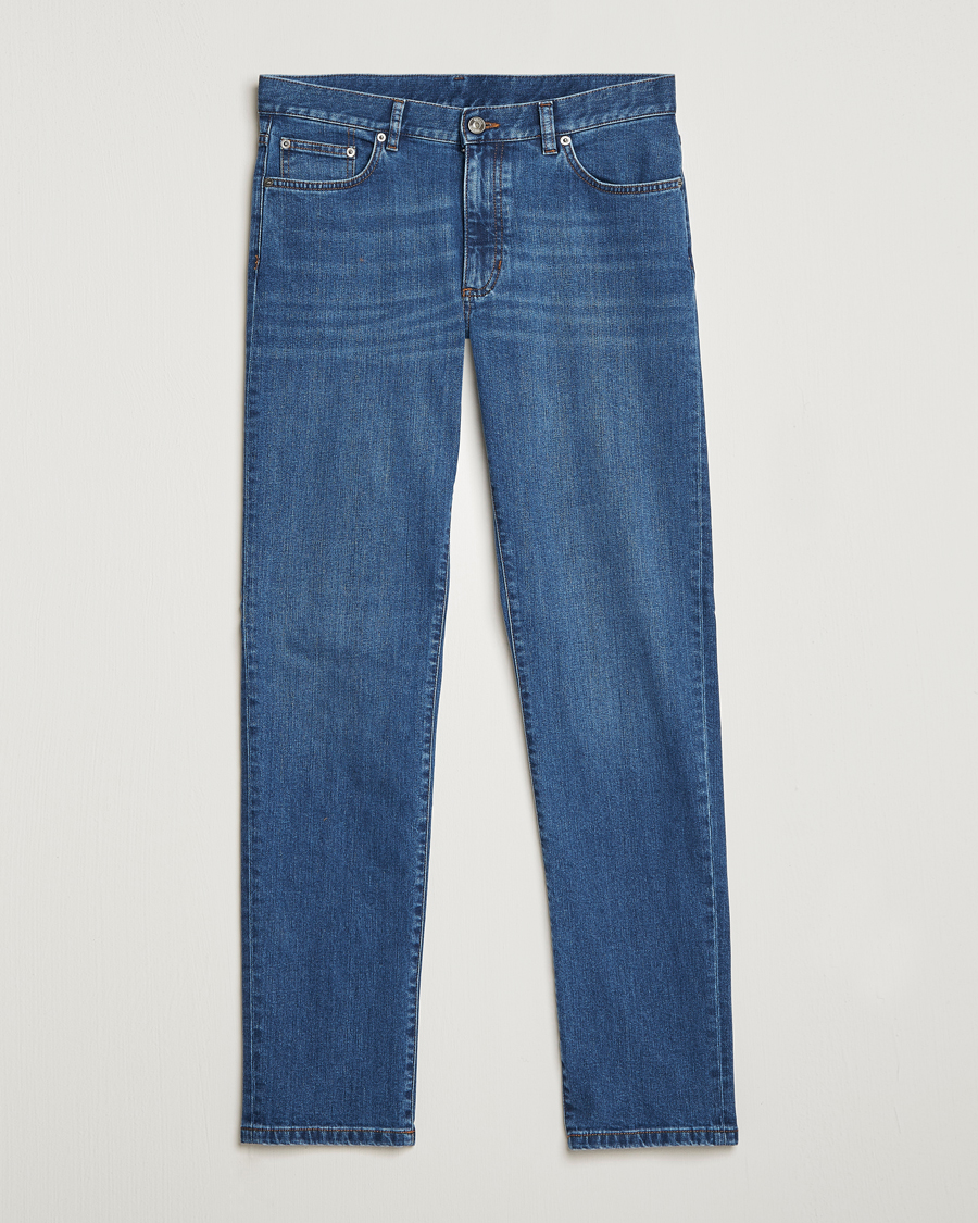 Homme | Jeans | Zegna | Slim Fit Stretch Denim Jeans Stone Wash