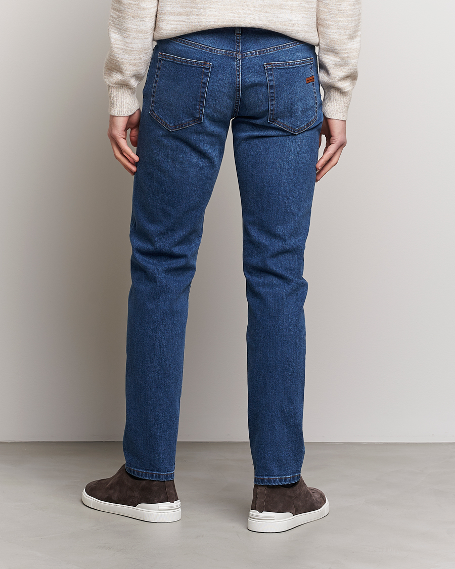Homme | Jeans | Zegna | Slim Fit Stretch Denim Jeans Stone Wash
