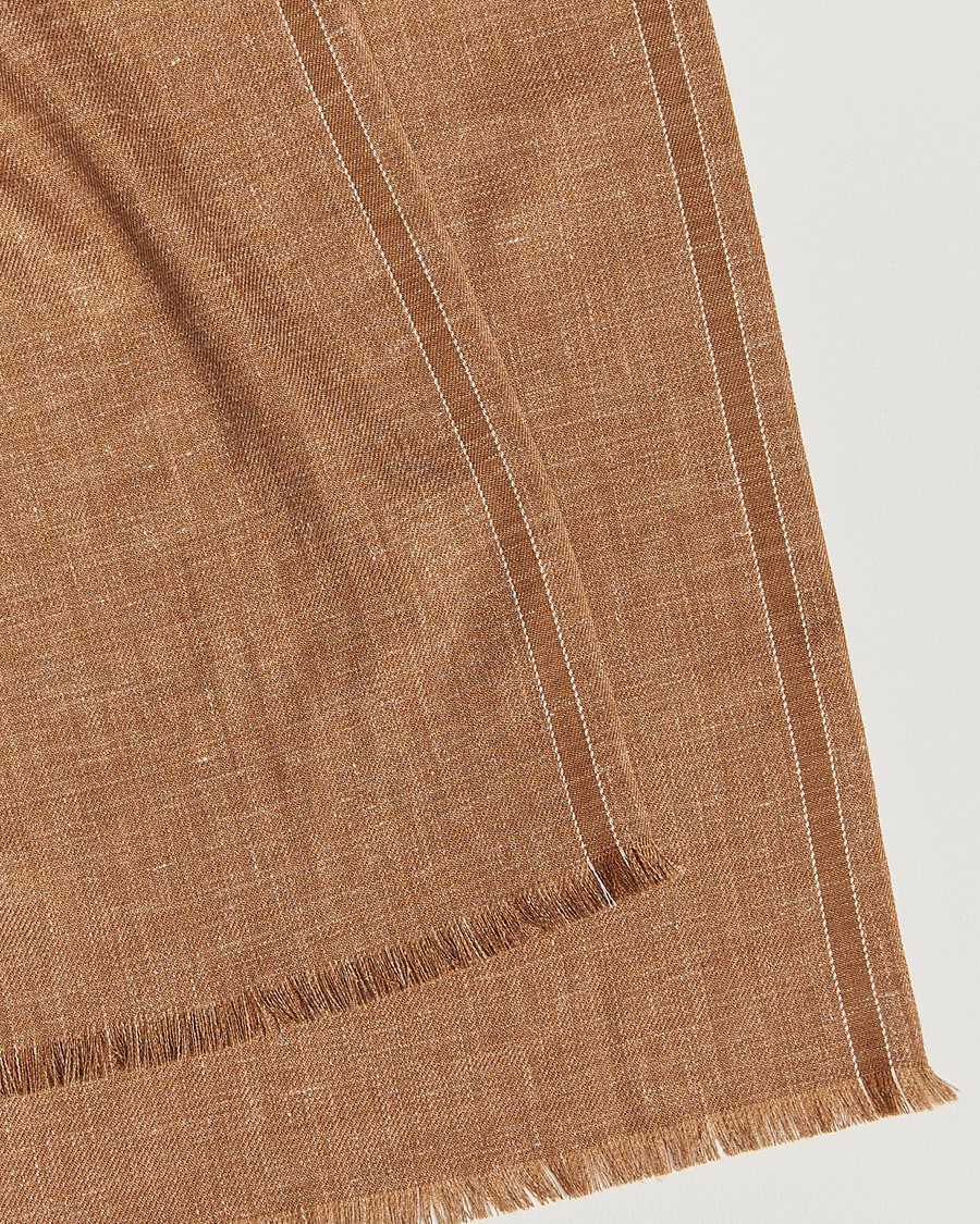 Homme | Zegna Oasi Cashmere/Linen Scarf Beige | Zegna | Oasi Cashmere/Linen Scarf Beige